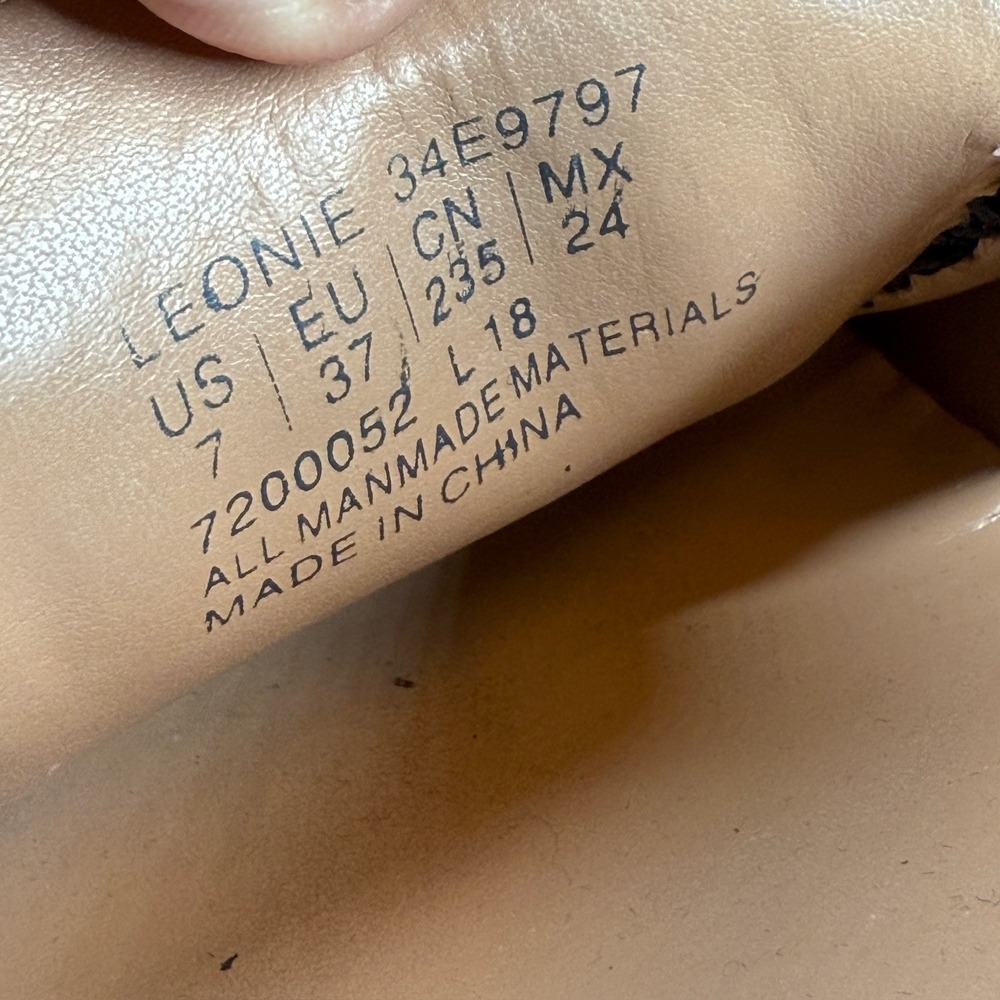 Calvin Klein Black Loafers Women's 7 Leonie Slip On Dress Shoes Casual Preppy - Picture 9 of 10